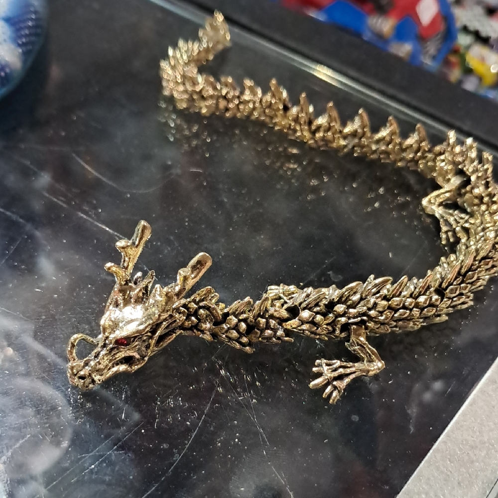 Gold Dragon Bracelet